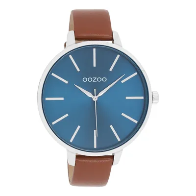Produktbild von Oozoo Armbanduhr braun Leder Timepieces Damen Analog-Quarzuhr UOC11439