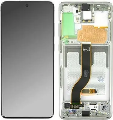 Produktbild von Original Samsung Galaxy S20+ 4G G985F / 5G G986B AMOLED Display Touchscreen Bildschirm Rahmen Cloud Weiß & Werkzeug