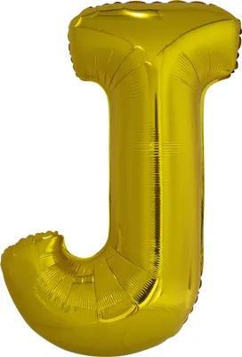 Immagine prodotto di Palloncino in foil lettera J oro - 88 cm