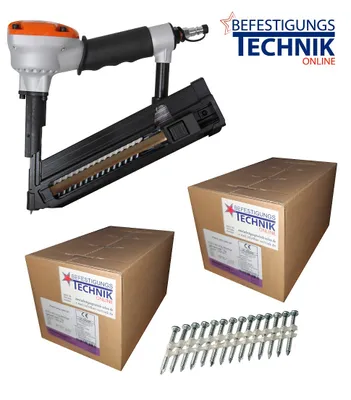 Image de TJEP KA 2 clous d'ancrage 40-60mm + 4000 clous d'ancrage 4,0x40mm 34° plastique