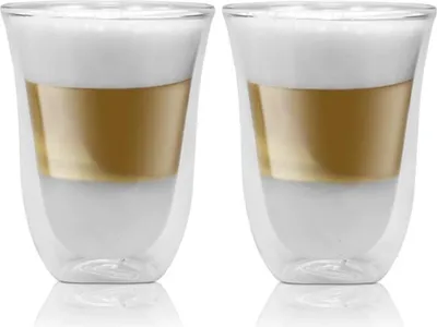 Immagine prodotto di Delonghi Latte Macchiato Caffè 2 pezzi in vetro termico a doppia parete