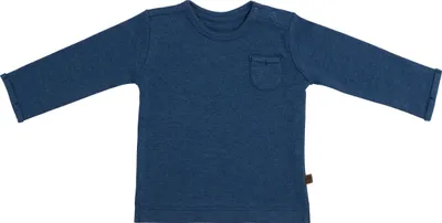 Image de Pull pour bébé, collection "Baby's Only", coloris "Melange" (effet mélange), style "Jeans", taille 62, 100% Coton