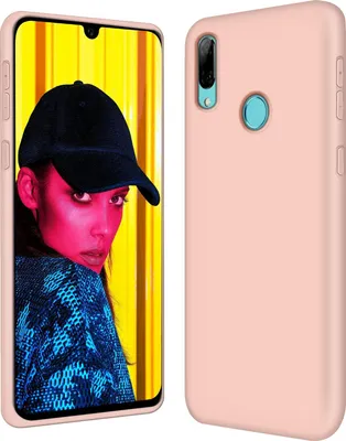 Immagine prodotto di Custodia Huawei P Smart 2019 telefono cellulare copertura protettiva custodia in gel di silicone custodia del telefono cellulare, rosa