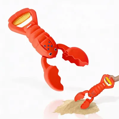 Produktbild von alldoro Sandgreifer Hummer rot, 34 cm große Sandkasten-Krabbe als Schaufel