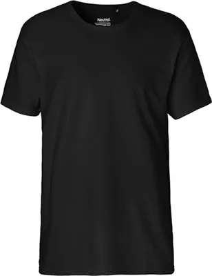 Produktbild von Neutral O61030 | Herren Interlock T-Shirt / 100% Fairtrade Baumwolle - Farbe: Black - Größe: S