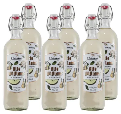 Produktbild von Raunikar Alte Williams Obstbrand (6 x 1,0L)