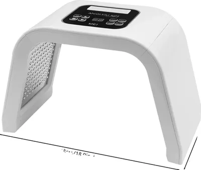 Zdjęcie produktu dla Maska do terapii światłem LED, przeciwstarzeniowa, przeciwtrądzikowa, BIAŁA
