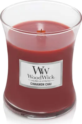 Zdjęcie produktu dla WoodWick Medium Hourglass Candles vonná svíčka Cinnamon Chai 275 g