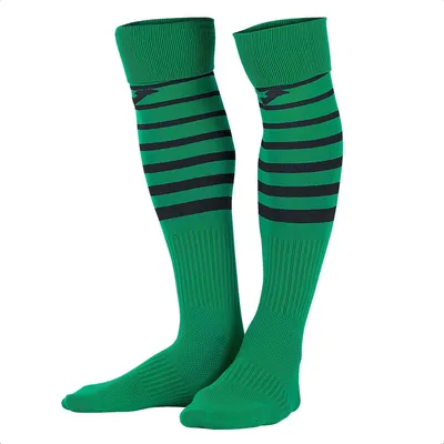 Produktbild von Joma Premier II Stutzenstrumpf - Schwarz / Grün  | Größe: 34-39