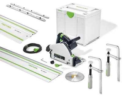Produktbild von Festool Tauchsäge Kreissäge TS 55 FEBQ Plus FS + 2x FS 1400 + FSV/2 + FSZ 120