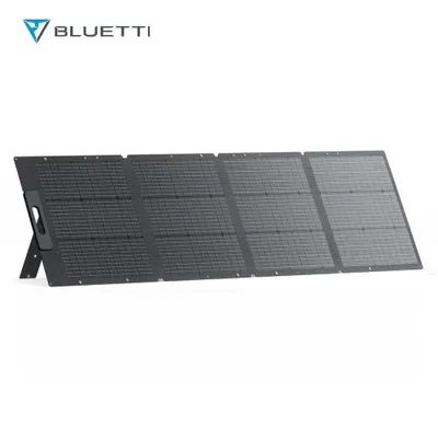 Produktbild von BLUETTI Solarpanel 200W Tragbares Solarmodul für Powerstation EB3A AC180, Faltbares monokristallines mit Verstellbaren Ständern für Reise, Camping
