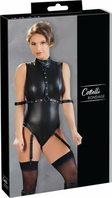 Immagine prodotto di Cottelli Bondage - Corpo sexy con cinghie e cavallo aperto XL