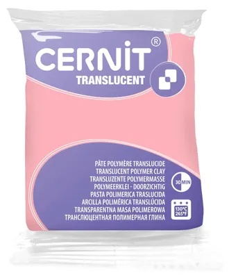 Produktbild von Cernit 6x Cernit Translucent 56 g Rosenquarz CE0920056477C
