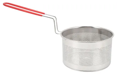 Productafbeelding van Ronde Frituurmand met Handvat - 16 cm Keukenzeef voor Frituren