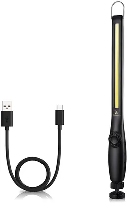 Produktbild von LED Arbeitsleuchte - Taschenlampe Werkstattlampe COB Inspektionsleuchten Campinglampe mit 750 Lumen, Magnetischen für Autoreparatur, Werkstatt, Heim, Camping, Notbeleuchtung 2400 mAh