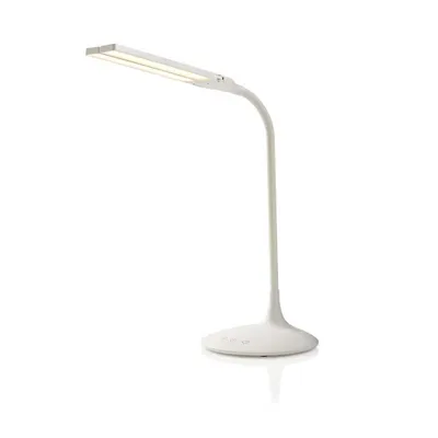 Obrázek produktu pro Stolní lampa LED | Stmívatelná | 280 lm | Dobíjecí | Dotyková funkce | Bílá