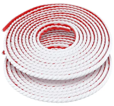 Obrázek produktu pro Omgoods - 2 kusy samolepicích dekorativních lišt, bílé, 10 mm x 5 m