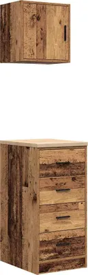Immagine prodotto di Armadi da Garage 2 pz Legno Antico in Legno Multistrato