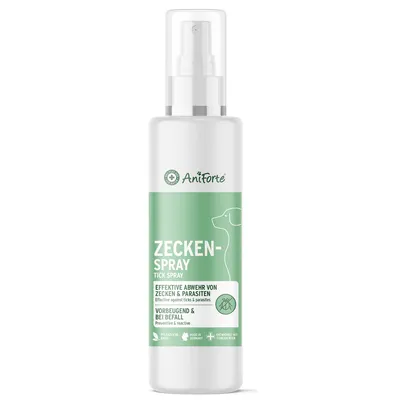 Produktbild von AniForte Zeckenspray für Hunde 100ml - Zeckenschutz gegen Zecken & Parasiten, Zeckenmittel für Hunde, Anti Zecken Spray, Anti-Zecken Mittel