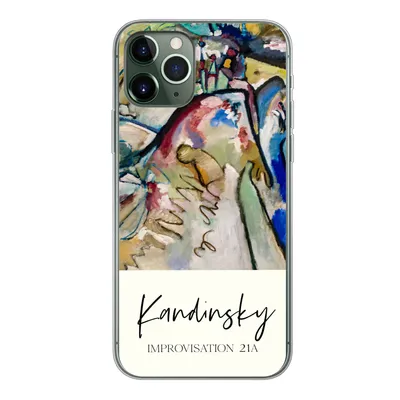 Produktbild von MuchoWow® Handyhülle Schutzhülle Hülle für iPhone 11 Pro Improvisation 21A - Kandinsky - Alte Meister Silikon Softcase Handy Hülle - Handy