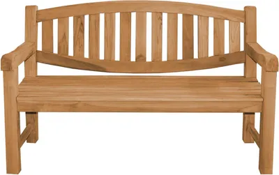 Produktbild von Teako Design Gartenbank Teakholz Massiv Wetterfest 150x69x94cm