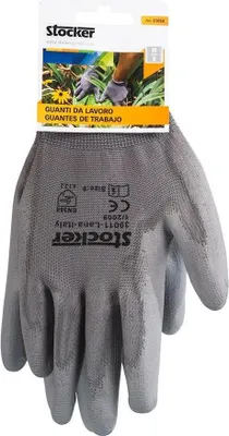 Obrázok produktu pre Pracovné rukavice Stocker sivé 8/S Sivé 8/S