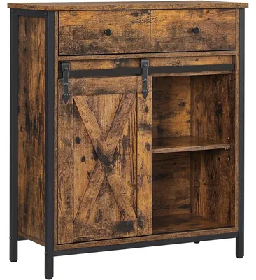 Immagine prodotto di Credenza Industrial Loft in Legno Rustico e Acciaio