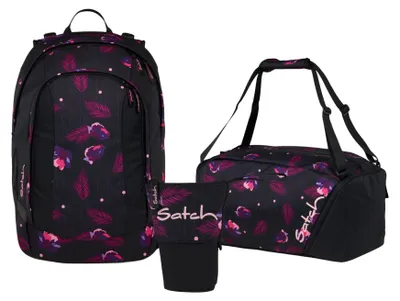 Produktbild von Satch, Schulrucksack-Set AIR Mystic Nights 3-teilig
