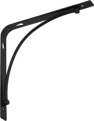 Zdjęcie produktu dla Wspornik półki 200x200 mm Wspornik półki Wspornik półki Wspornik ścienny Retro czarny