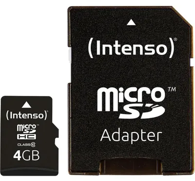 Obrázok produktu pre Intenso SDHC Card 4GB Class 10