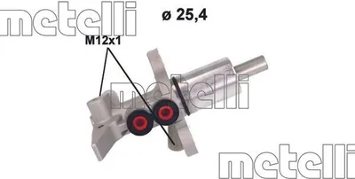 Obrázok produktu pre METELLI 05-1195 Hlavný brzdový valec pre AUDI A6 Avant (4G5, 4GD, C7), A6 Limousine (4G2, 4GC, C7), A7 Sportback (4GA, 4GF) a A6 Allroad