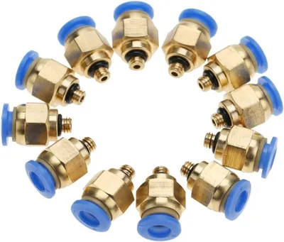 Immagine prodotto di Set di raccordi rapidi pneumatici, 20 pezzi, da 6 mm, per tubi dell'aria