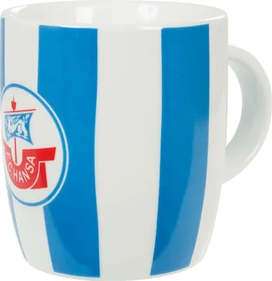 Produktbild von F.C. Hansa Rostock Tasse Streifen