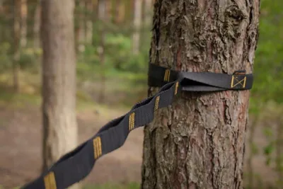 Obrázek produktu pro TigerWood Spider Link Popruhy pro houpací síť - černé, odolné