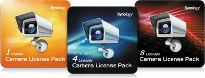 Obrázok produktu pre Synology CAMPACK4, Kameralizenzpaket, 4 Kameras