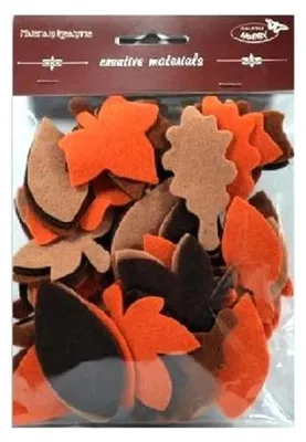 Produktbild von Listki z filcu tonacja brązowa
