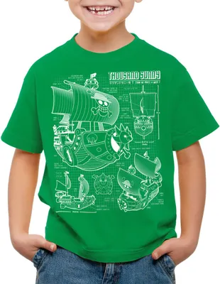 Produktbild von style3 Thousand Sunny Kinder T-Shirt strohhut anime japan
