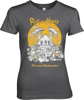 Produktbild von Rest And Ricklaxation Girly Tee - Large - DarkGrey