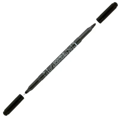 Obrázek produktu pro Centropen popisovač 3616 na CD,DVD,BD oboustranný, černý (0,6 + 2,5 mm)