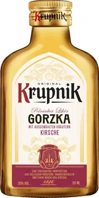 Produktbild von Krupnik Gorzka Kirsche Likör 30% vol. 90ml