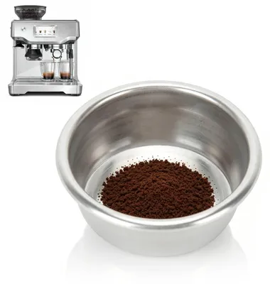 Produktbild von Kaffeefilterkorb - Ultrafeines Sieb für drucklose Kaffeemaschinen - Edelstahl 304 - 53 mm