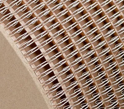 Zdjęcie produktu dla Splot drutu d.14,3 mm 9/16" liczba zawiasów 21.000 kolor - biały podział 3:1