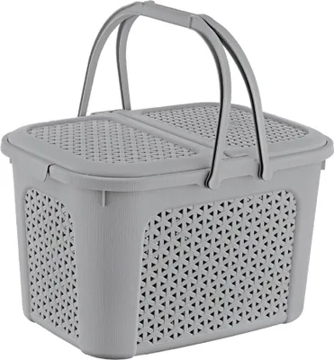 Zdjęcie produktu dla keeeper 1065913000000 keeeper Picknick-Korb "inka", 28 litrów, nordic-grey