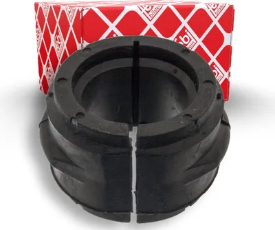 Produktbild von FEBI BILSTEIN 100106 Lagerung Stabilisator Stabigummi Vorne passend für MERCEDES-BENZ ACTROS MP2 / MP3 AXOR 2 ATEGO AROCS ACTROS