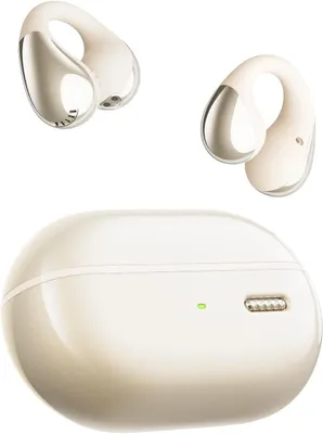 Produktbild von PearlClip Pro Clip On Open Ear Bluetooth 5.4 Kopfhörer, ganztägiger Komfort, Filmmodus 3D-Klang, Dynamischer EQ, 12mm Treiber, IPX5, 24Std Akk