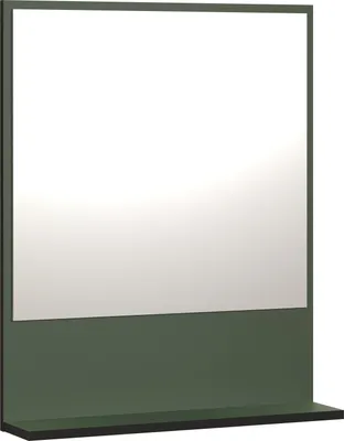 Zdjęcie produktu dla Lustro ścienne z 1 półką, szerokość 60 cm - PUREBLISS