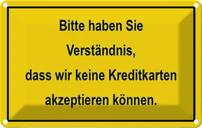 Produktbild von vianmo Blechschild 20x30 cm Bitte haben Sie Verständnis Warnschild Hinweisschild Sicherheit Vorsicht