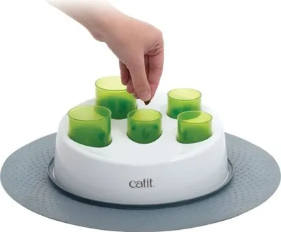 Obrázok produktu pre Catit Digger Tubes s granulami Senses 2.0, interaktívna hračka pre mačky, dávkovač krmiva