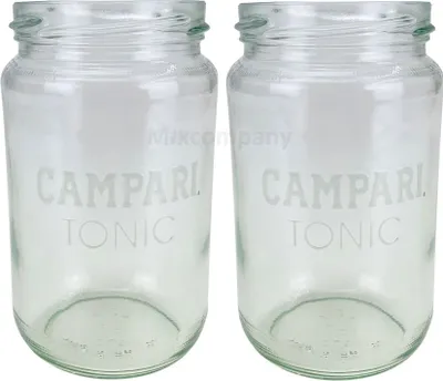 Produktbild von Campari Tonic Lynchglas Longdrinkglas Glas Gläser Set - 2x Cocktailglas