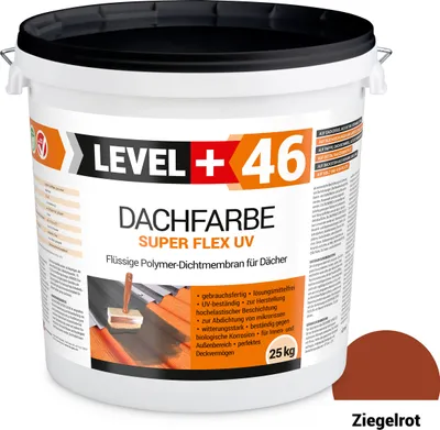 Produktbild von Flexibilná farba na strechy 25 kg Tehla Tekutá strešná fólia Level+46